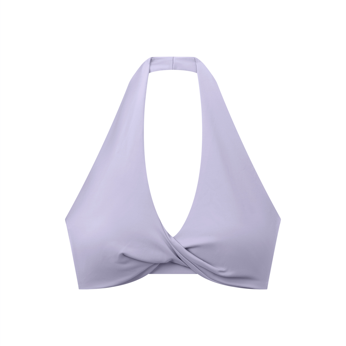 Women's Pleated Halter Sports Bra