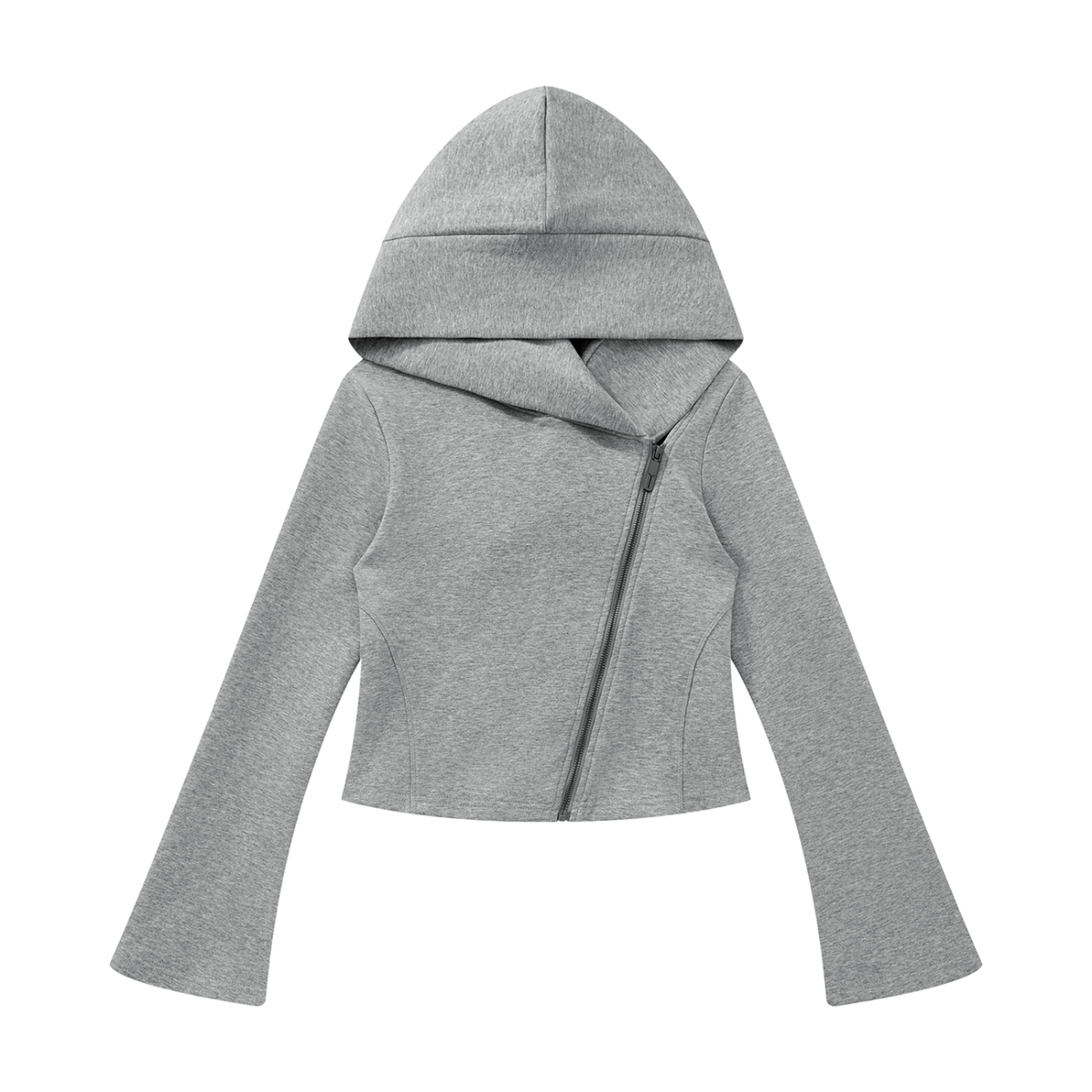Bell Sleeve Full Zip Hoodie
