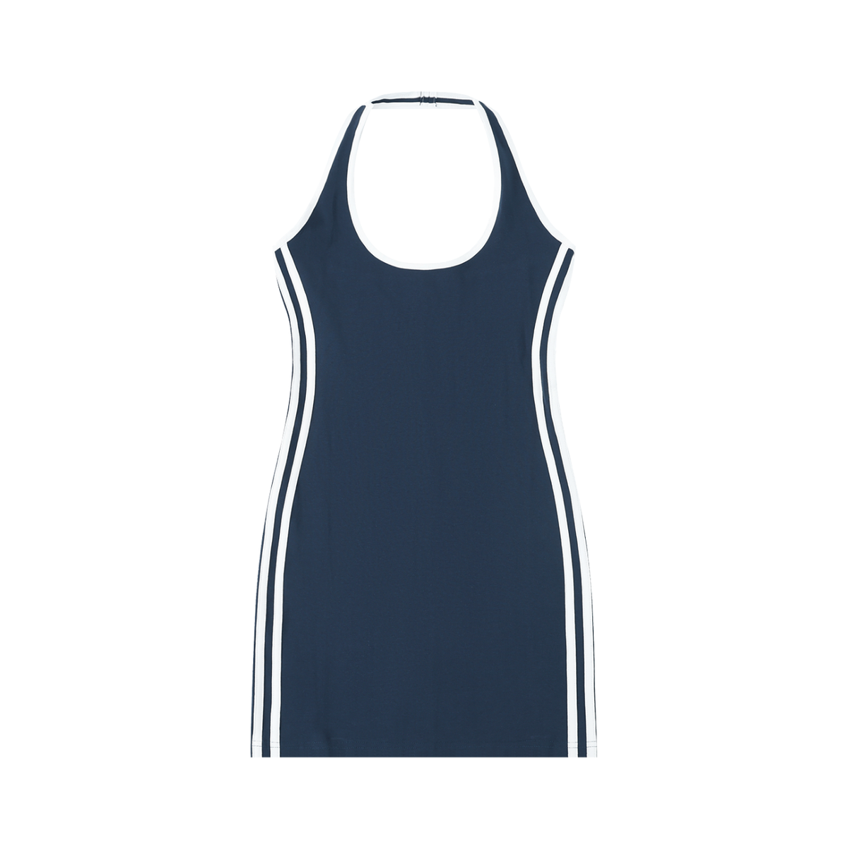 Sport Stripe Halter Dress
