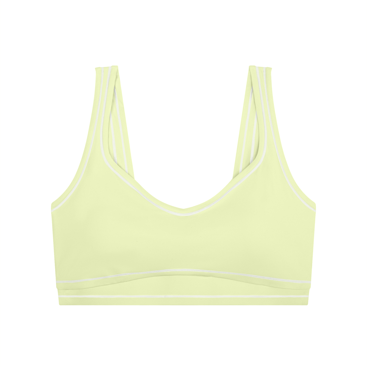 Women’s Topstitch Yoga Sports Bra