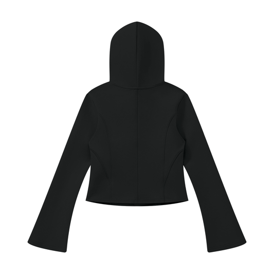 Bell Sleeve Full Zip Hoodie