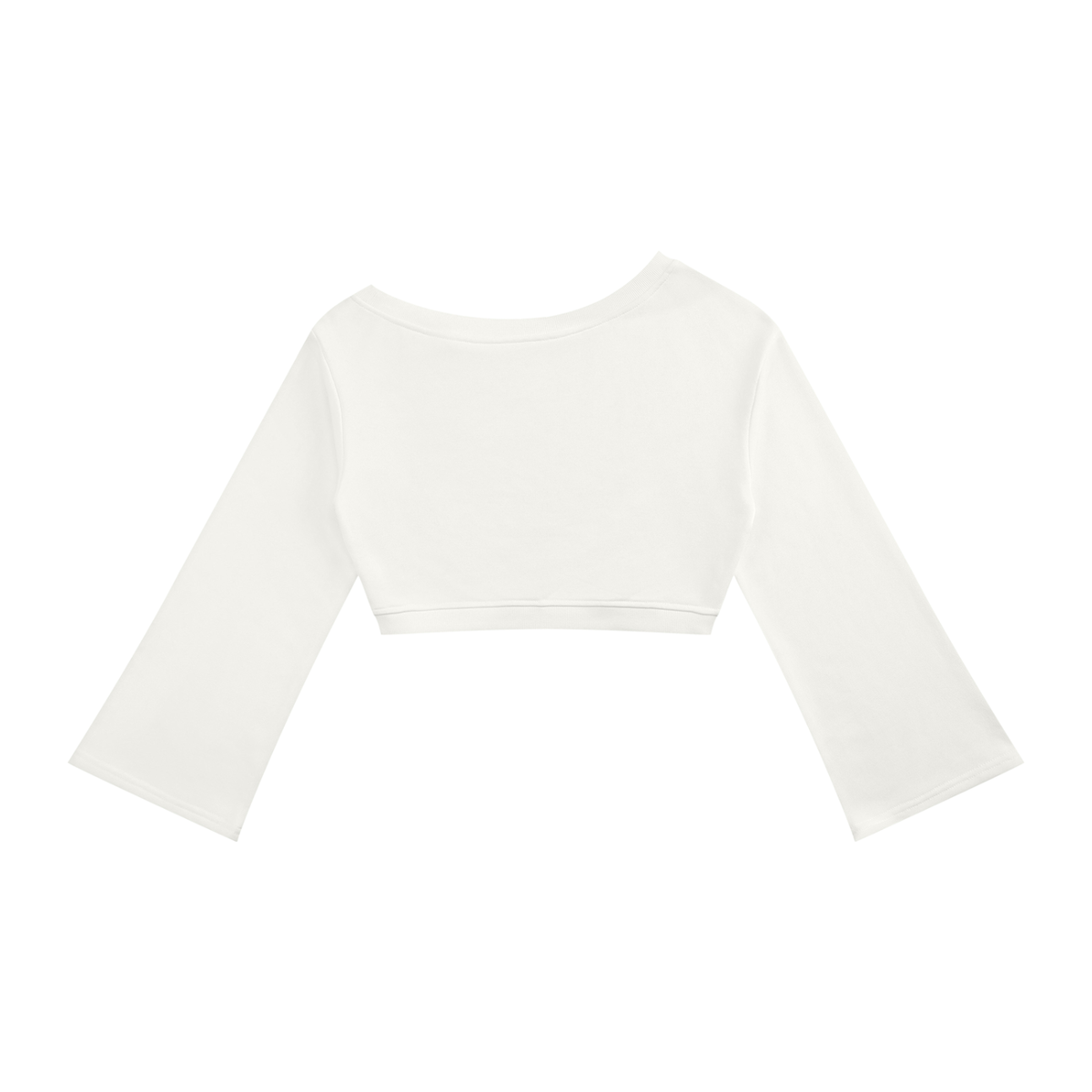 Women's Off the Shoulder Cropped Sweatshirt