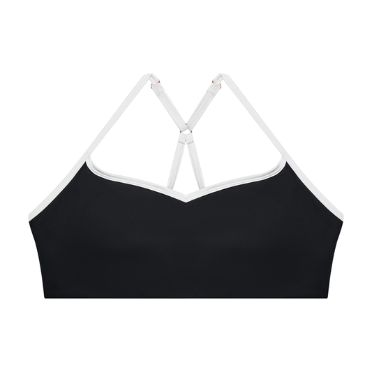 Color Block Racerback Sports Bra