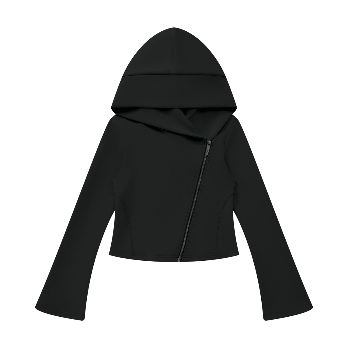 Bell Sleeve Full Zip Hoodie