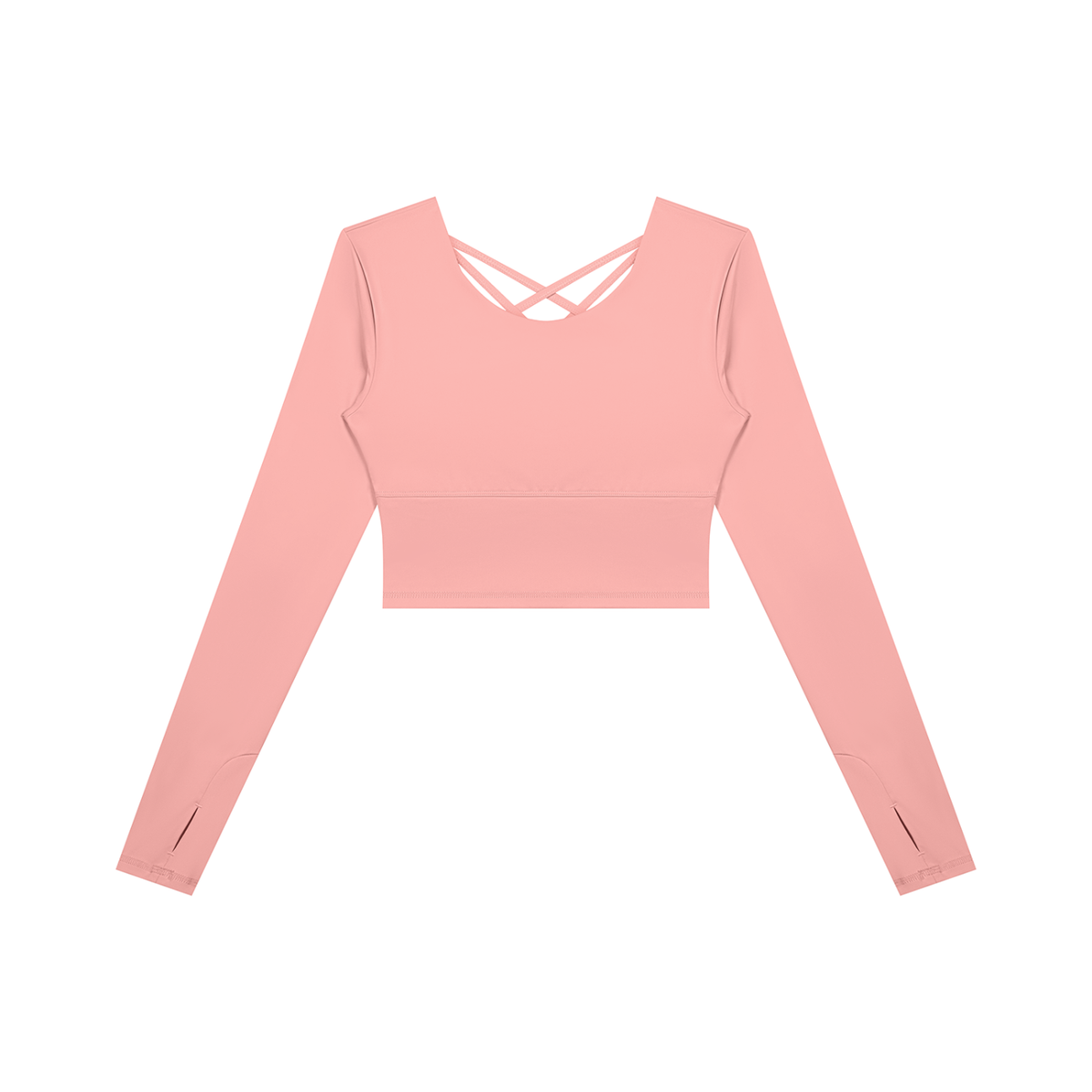 Women's Cropped Long Sleeve Yoga T-Shirt