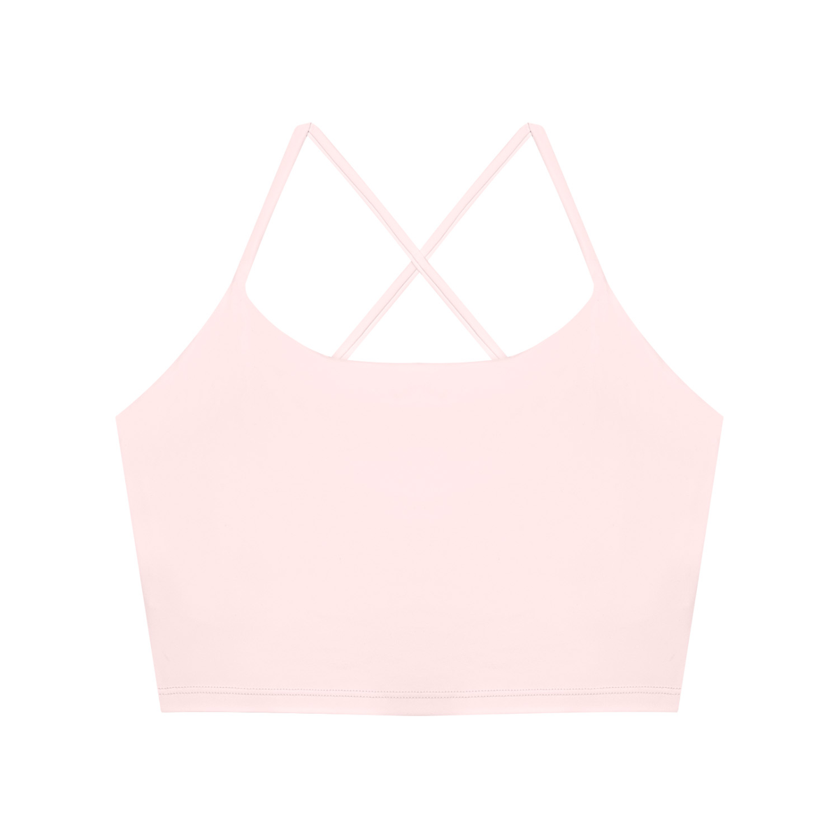 Color Block Ruched Cropped Tank Top