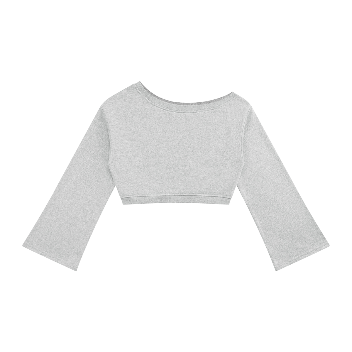 Women's Off the Shoulder Cropped Sweatshirt