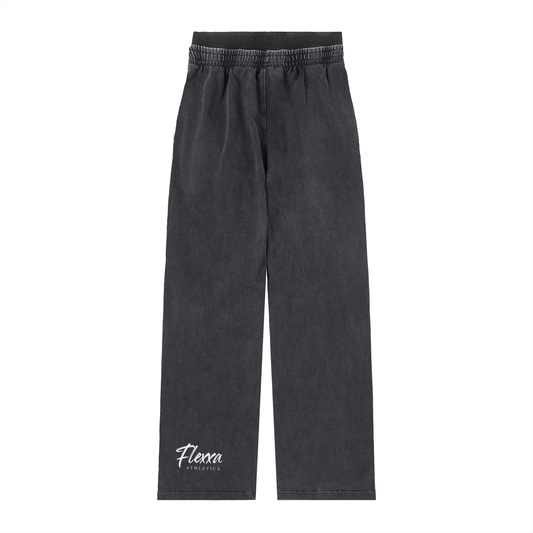 Vintage Washed Distressed Waist Pants