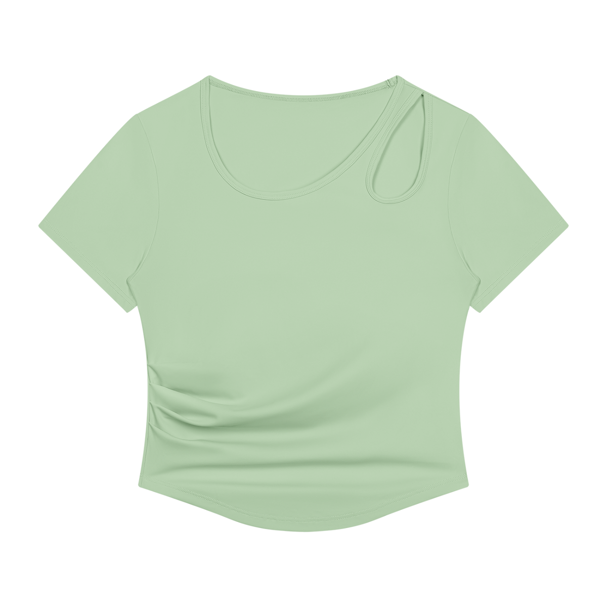 Women’s Cutout Ruched T-Shirt
