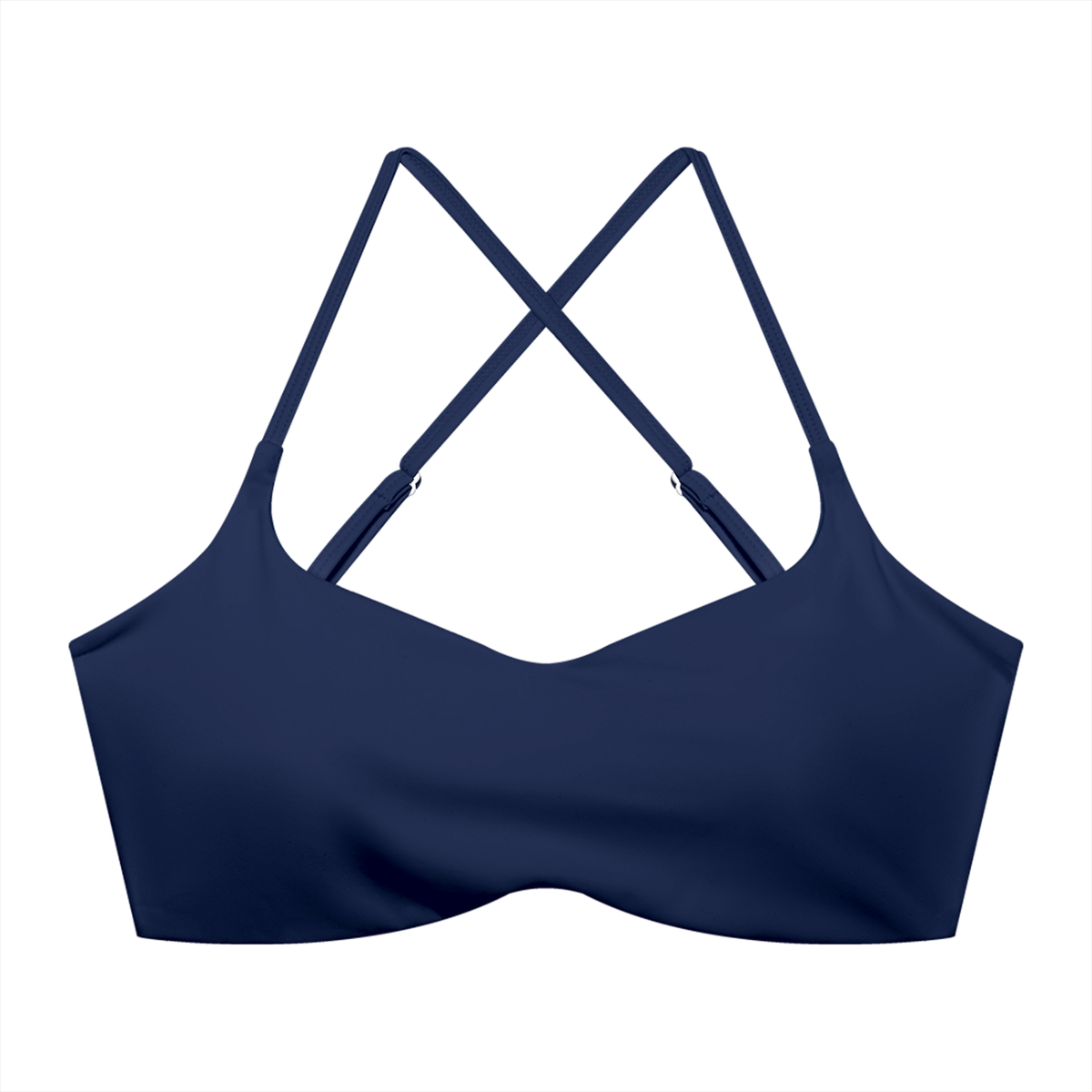 Women's Cropped Strappy Sports Bra
