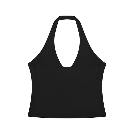 Women’s Everyday Ruched Halter Yoga Tank Top