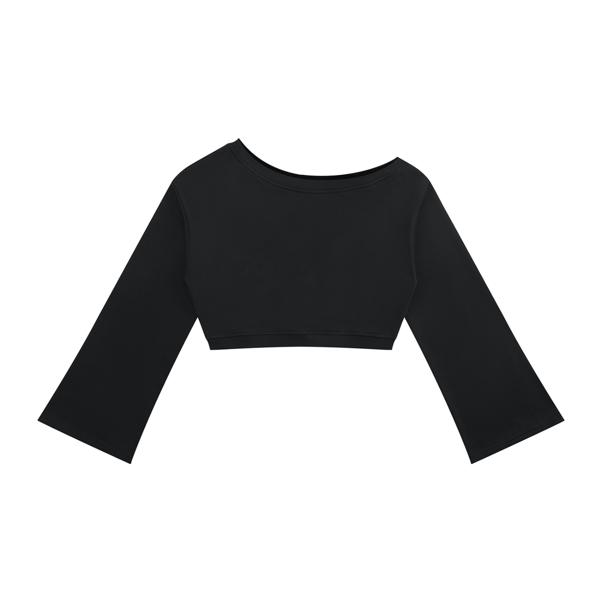Women's Off the Shoulder Cropped Sweatshirt