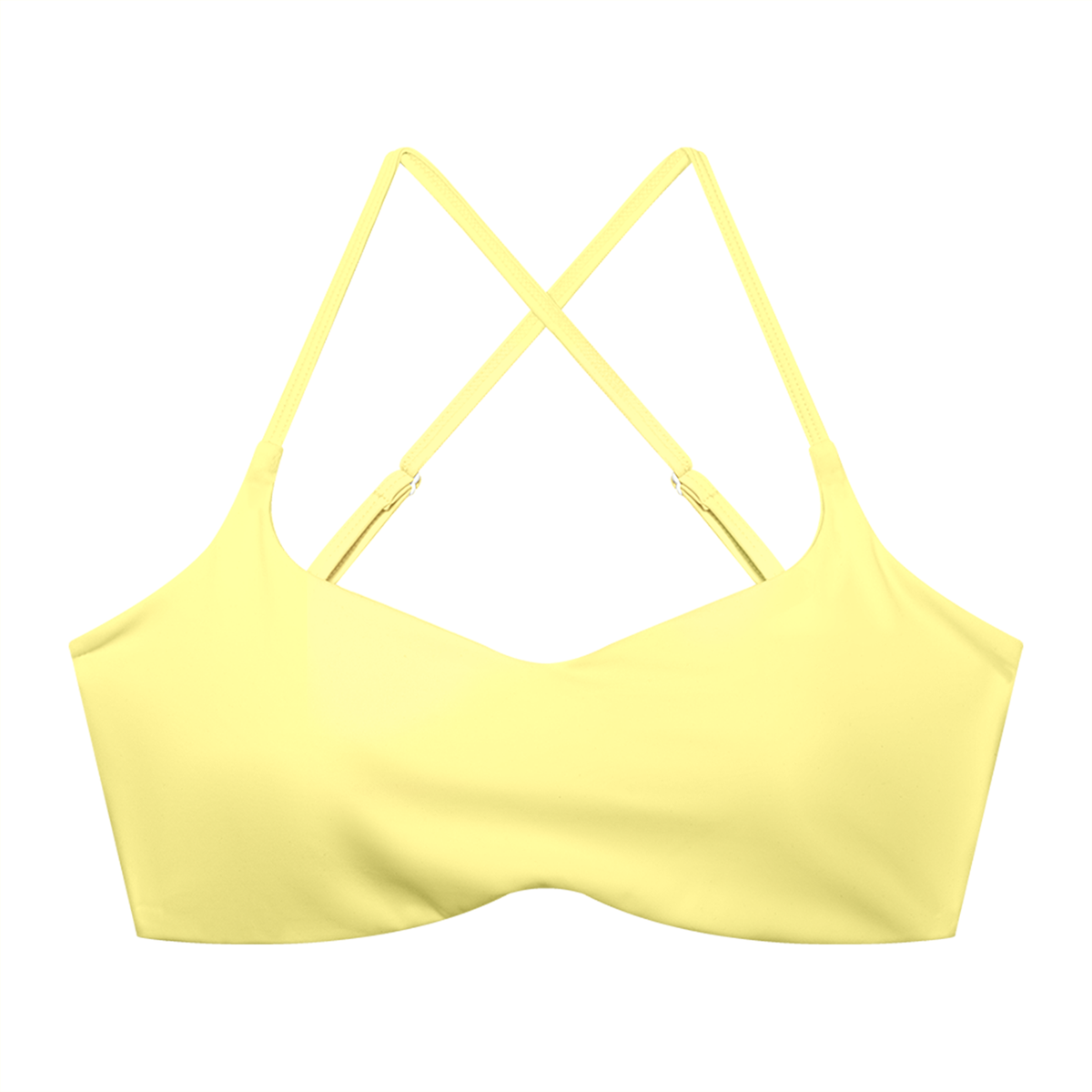 Women's Cropped Strappy Sports Bra