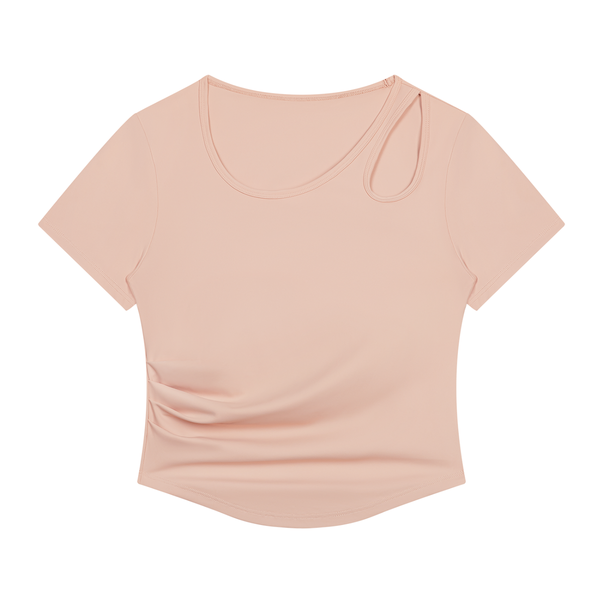 Women’s Cutout Ruched T-Shirt