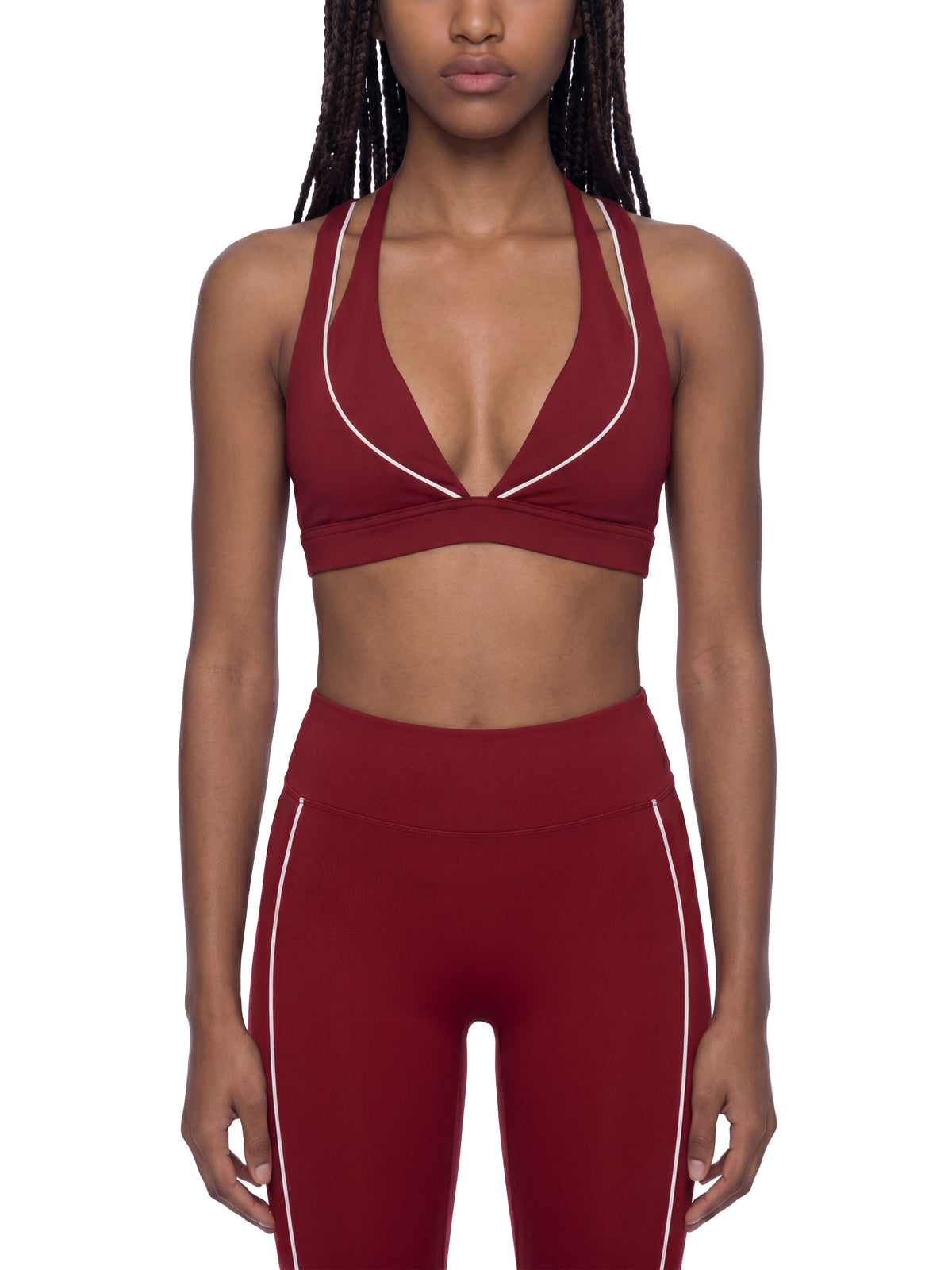 Women’s TrackLane Halter Yoga Sports Bra