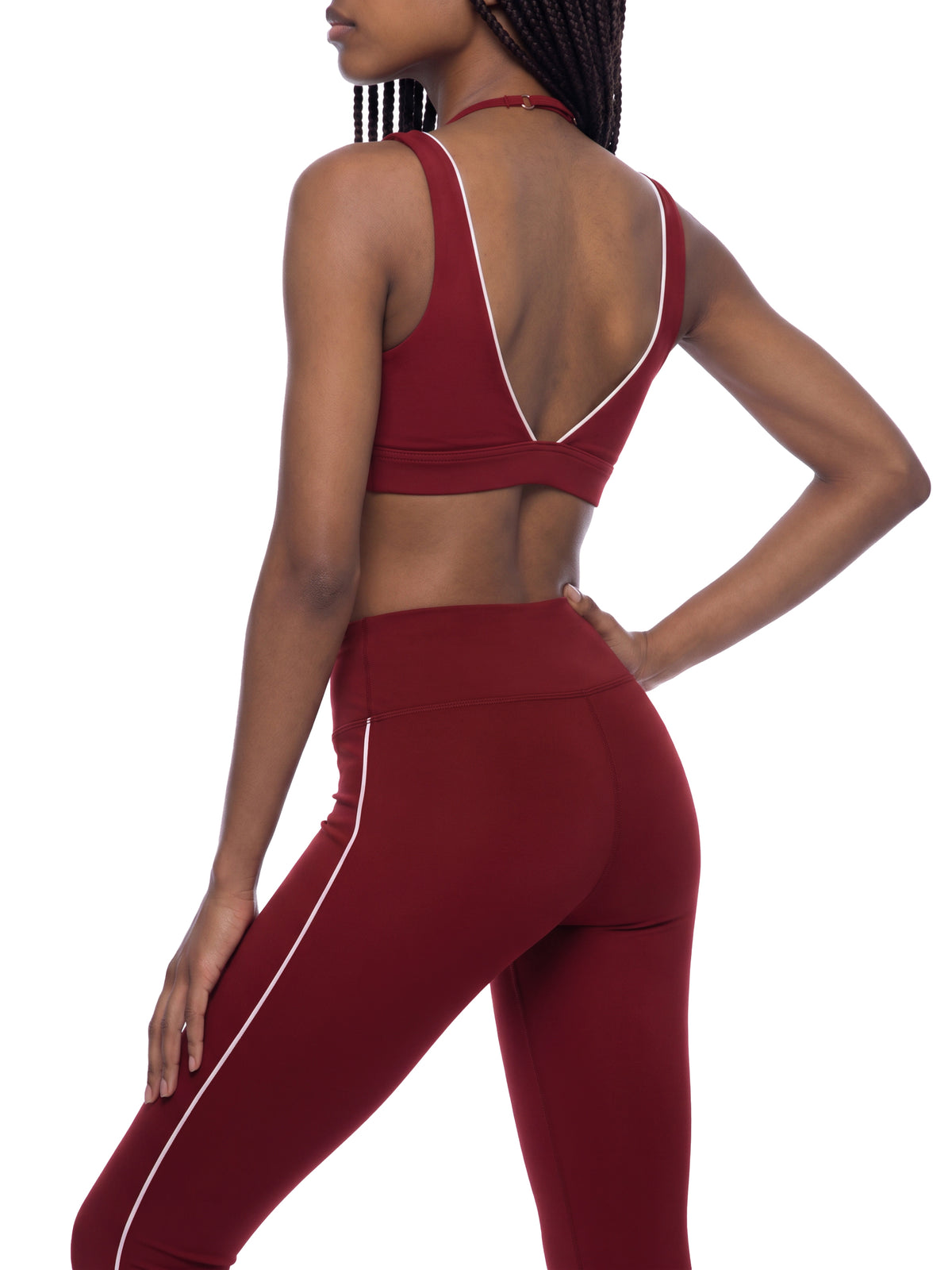 Women’s TrackLane Halter Yoga Sports Bra