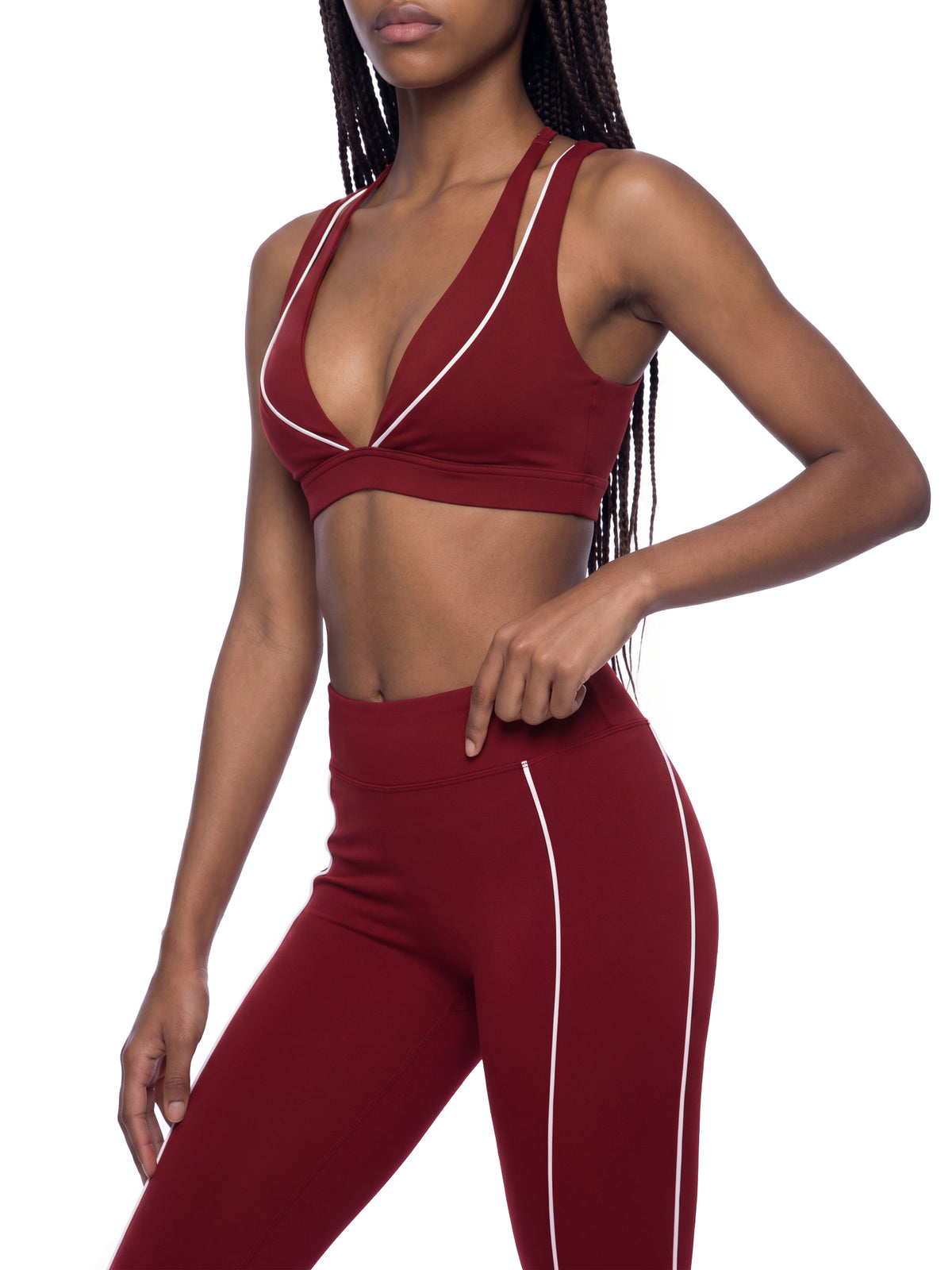 Women’s TrackLane Halter Yoga Sports Bra