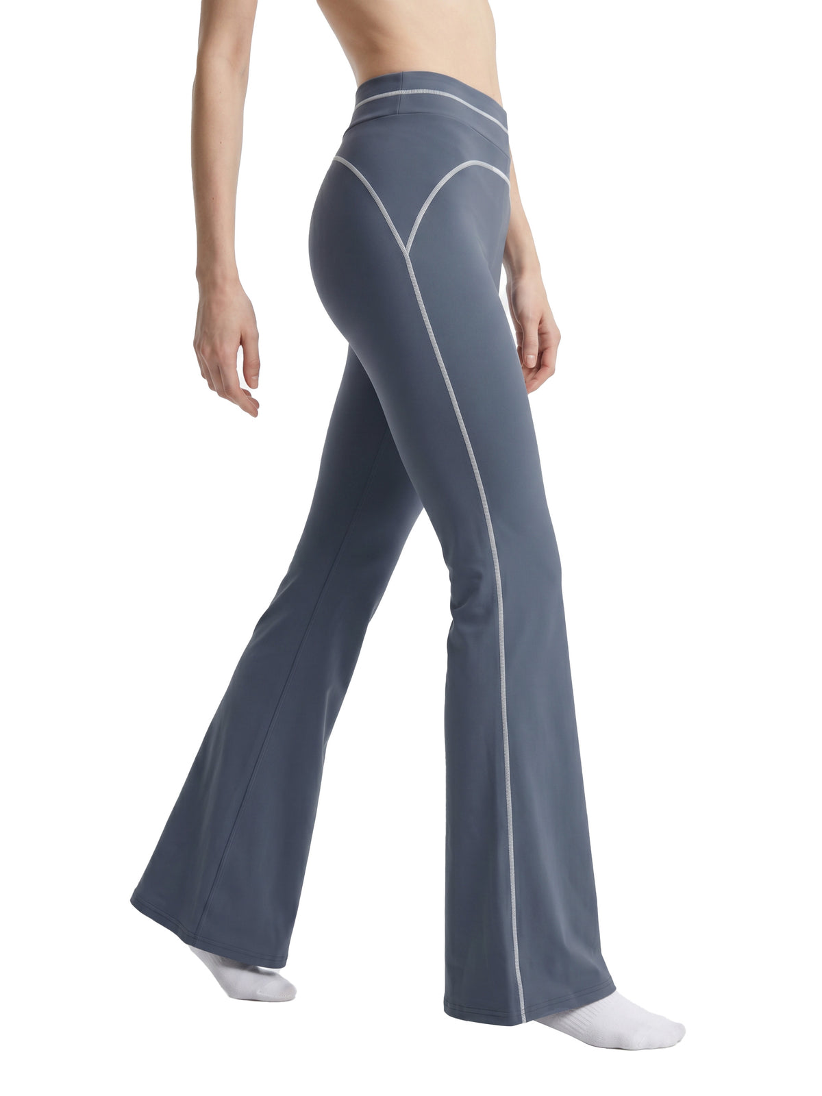 Women’s Topstitch High Rise Flared Yoga Pants