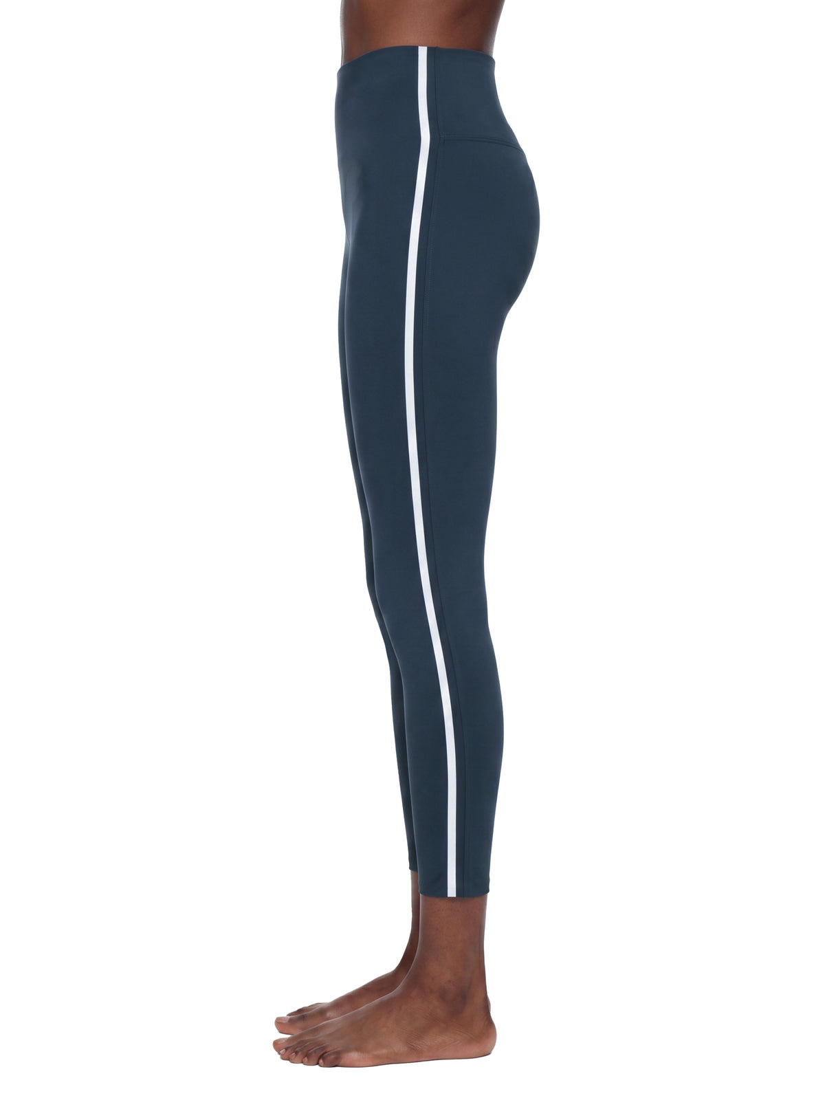 Women’s Stripe High Rise Ankle Length Yoga Leggings