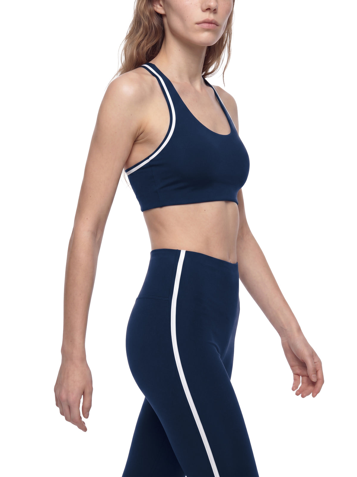 Women’s Stripe Halter Yoga Sports Bra