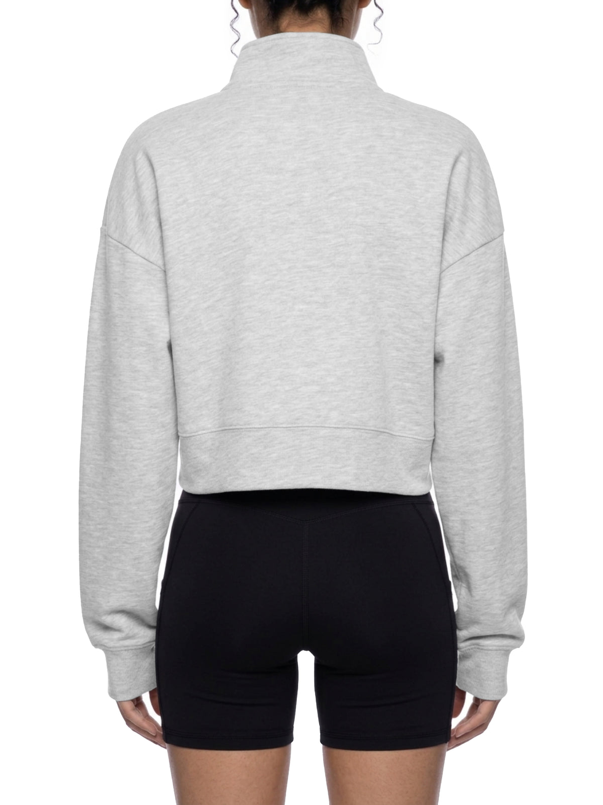 Women's Crop Quarter-Zip Sweatshirt