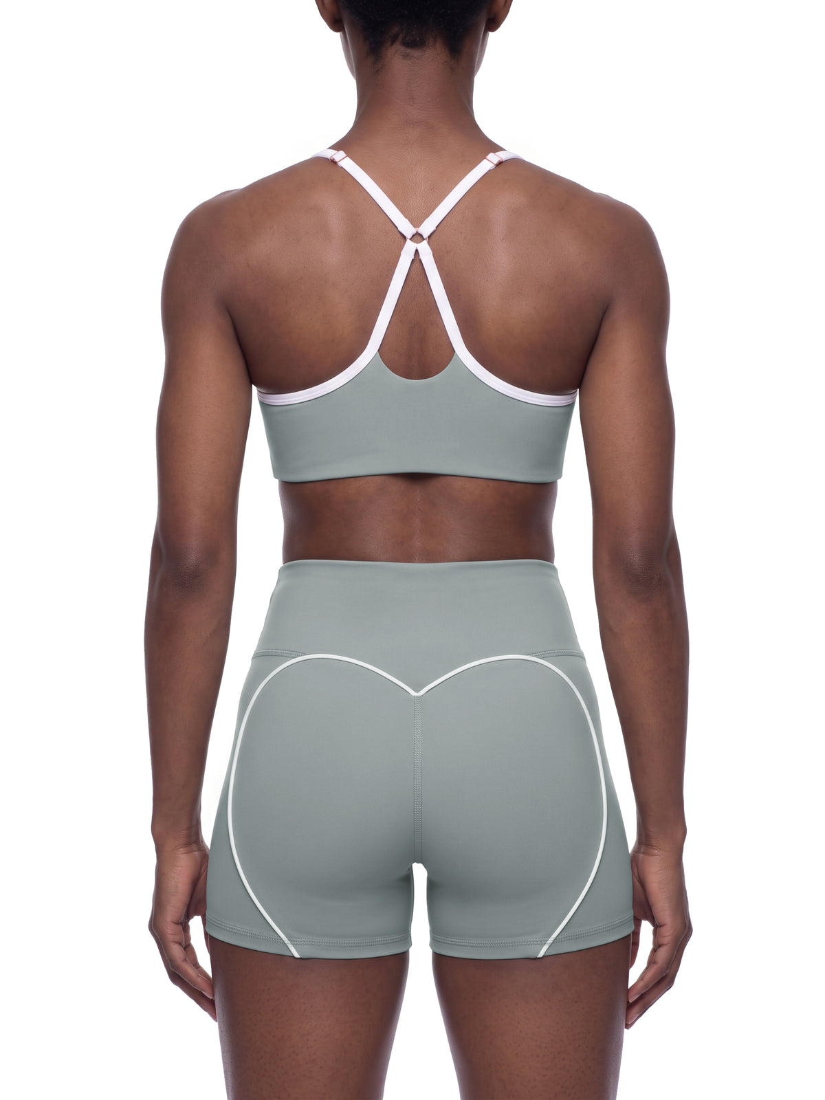 Color Block Racerback Sports Bra