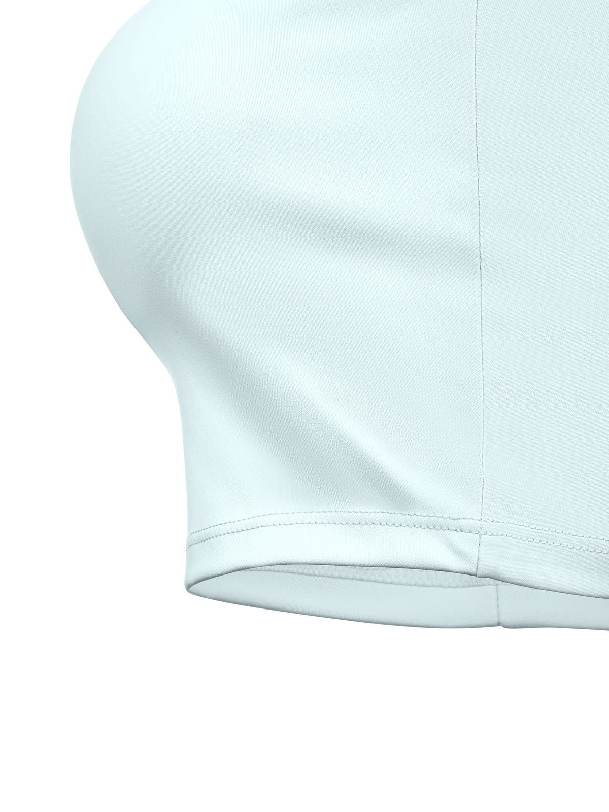 Color Block Ruched Cropped Tank Top