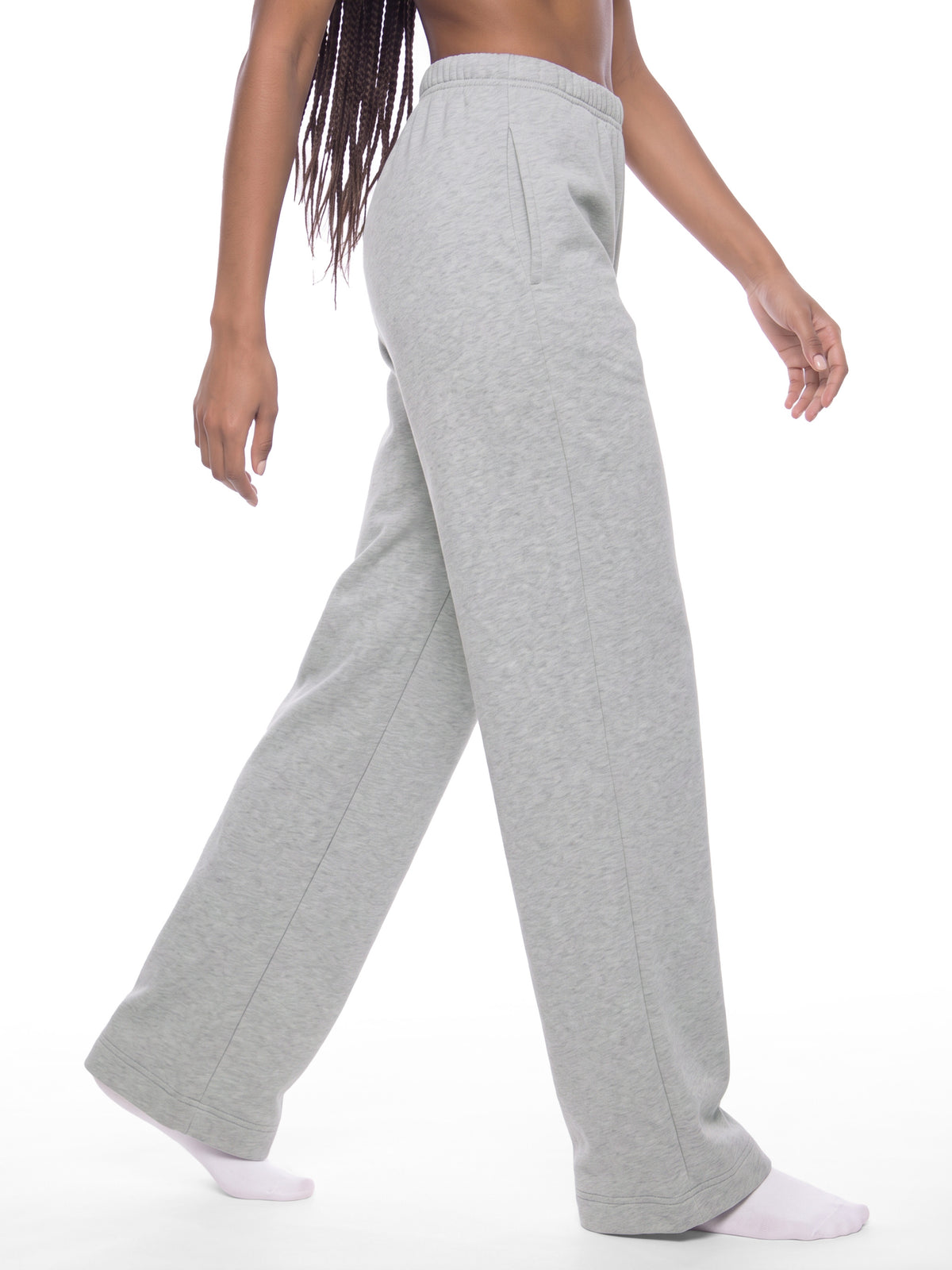 Essential Fleece Straight Leg Sweatpants