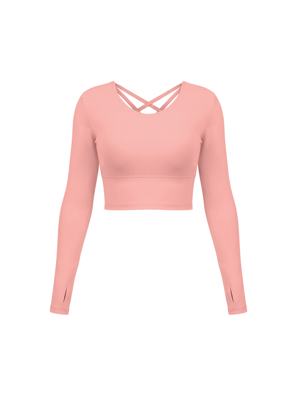 Women's Cropped Long Sleeve Yoga T-Shirt