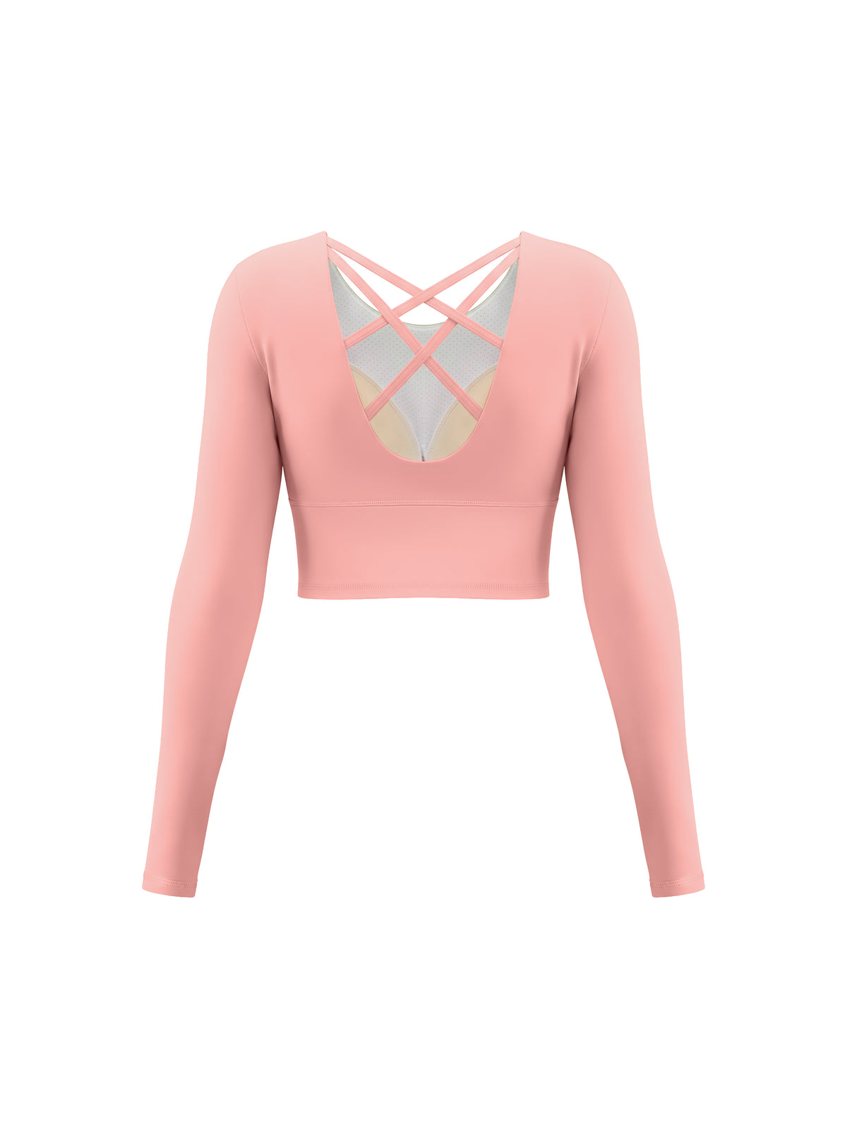 Women's Cropped Long Sleeve Yoga T-Shirt