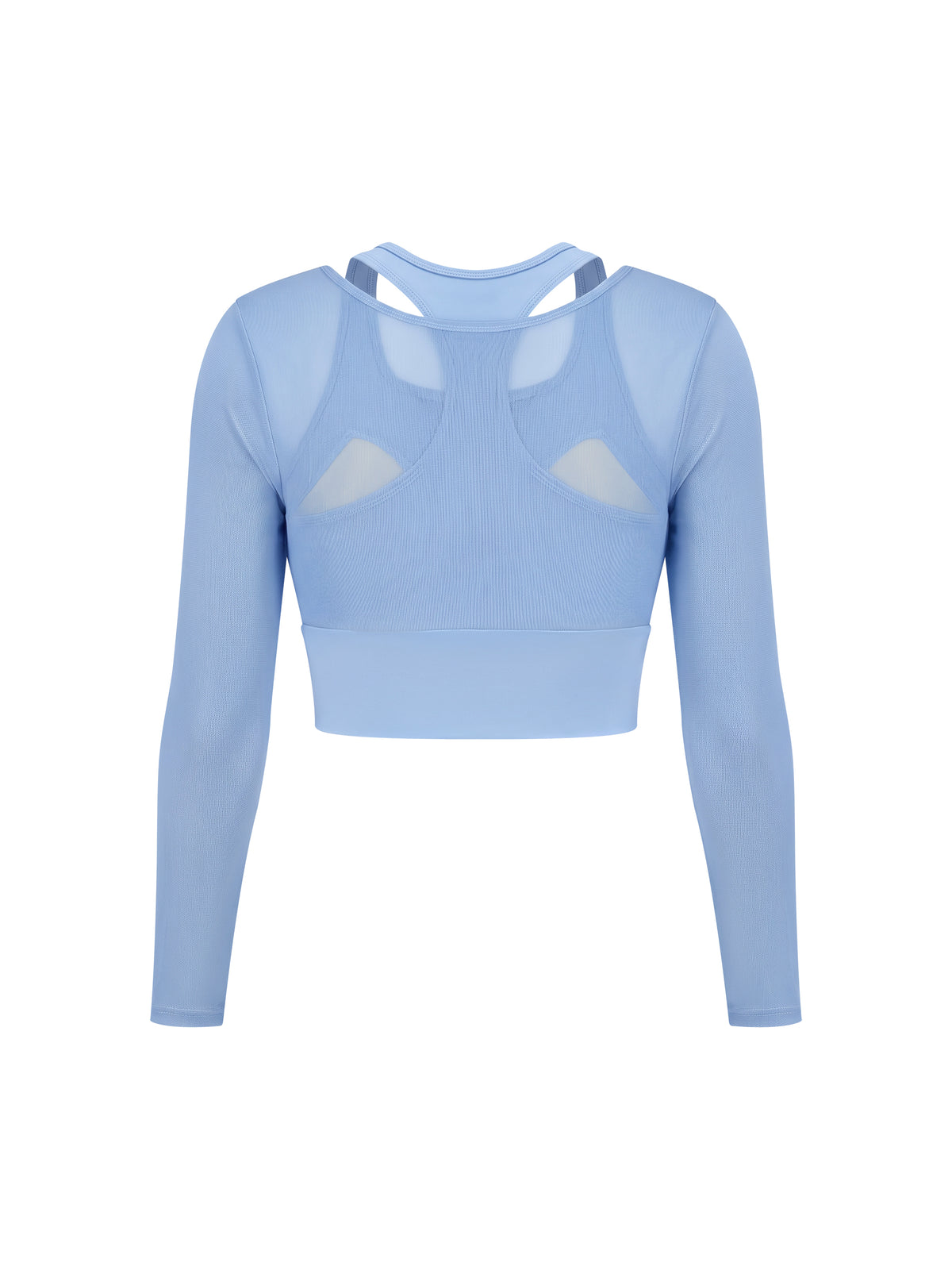 Women's 2-in-1 Mesh Overlay T-Shirt