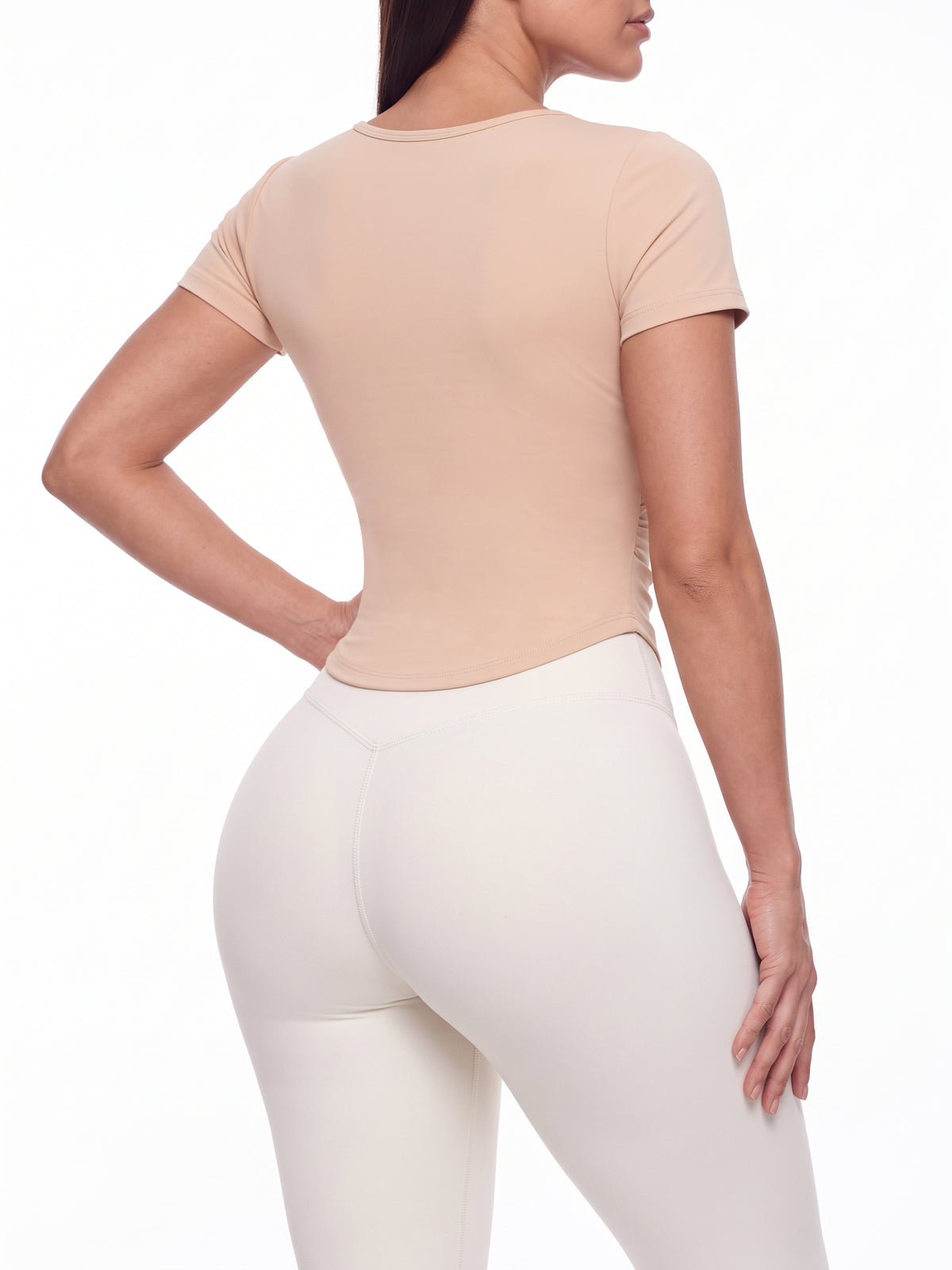 Women’s Cutout Ruched T-Shirt