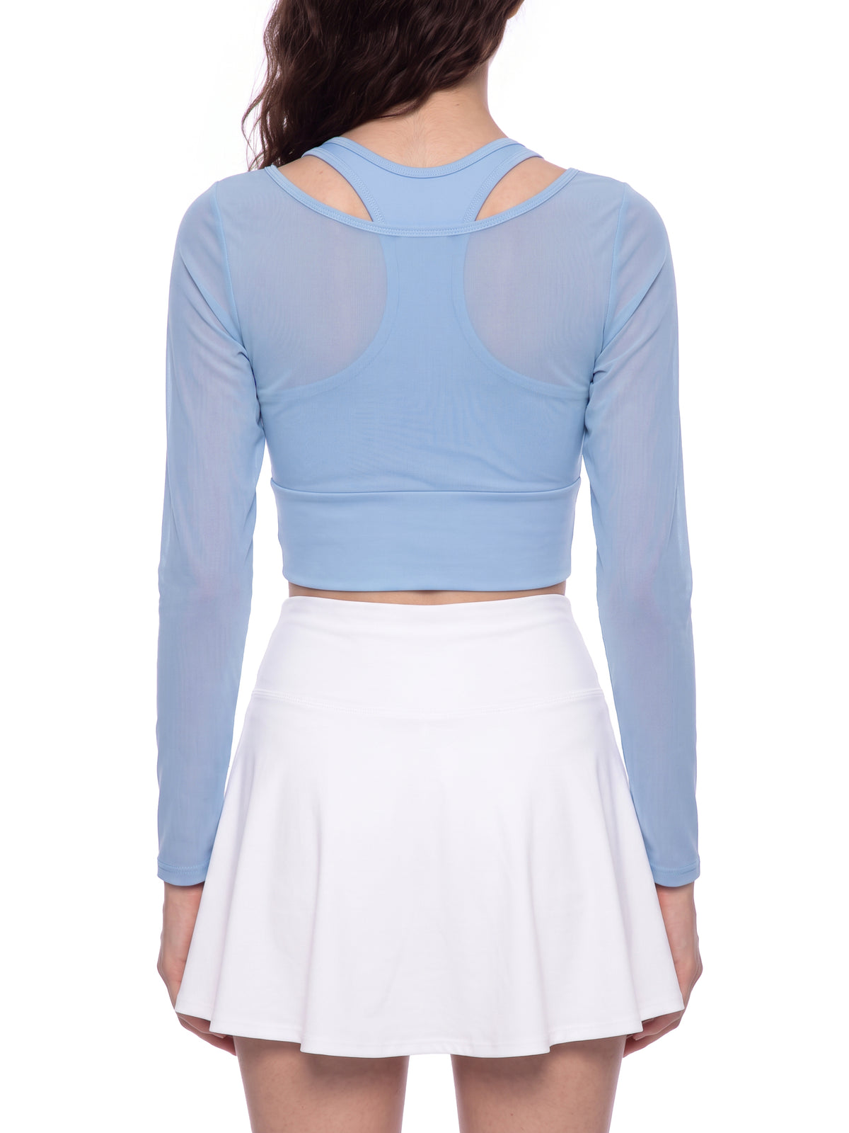 Women's 2-in-1 Mesh Overlay T-Shirt