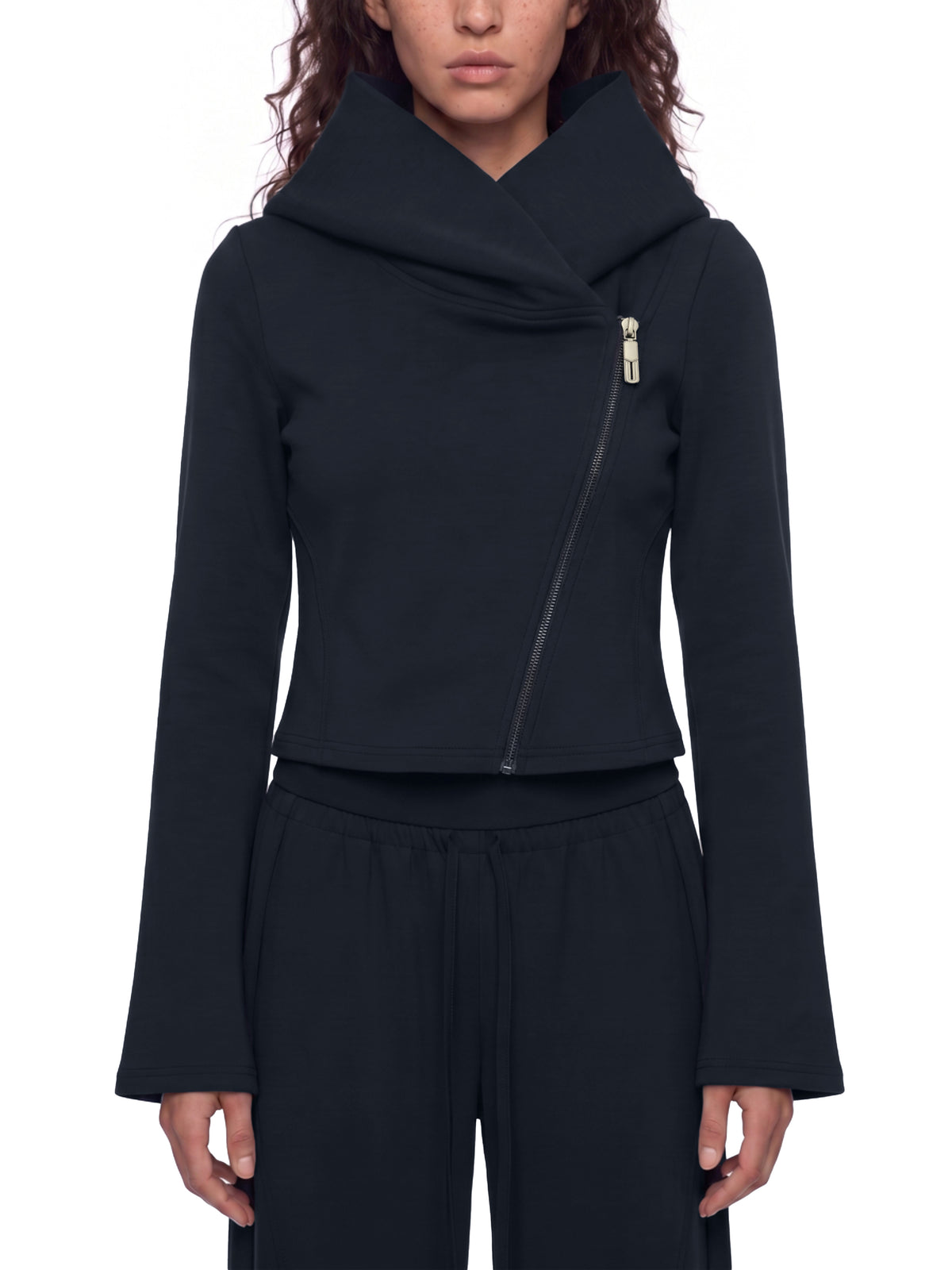 Bell Sleeve Full Zip Hoodie