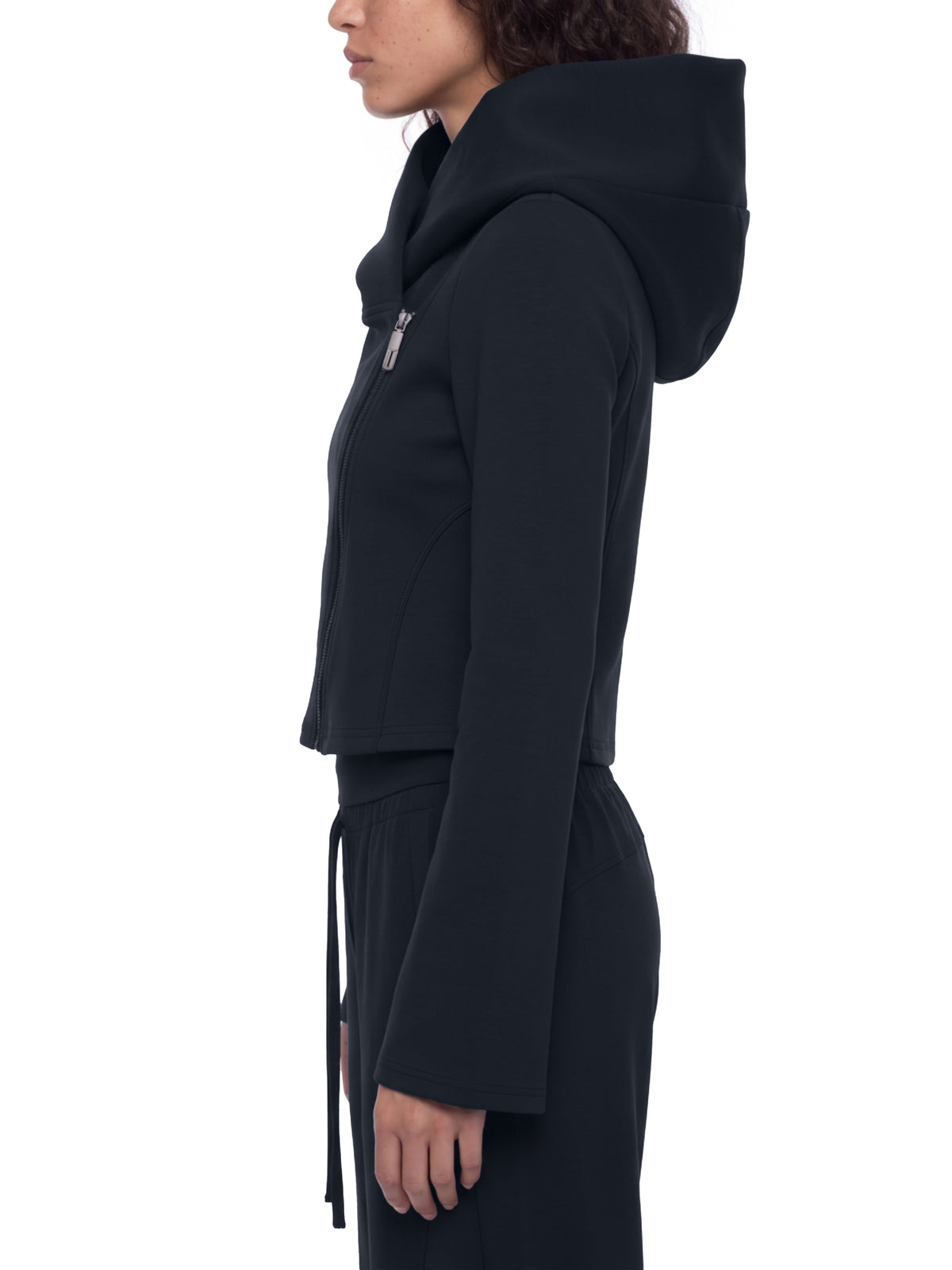 Bell Sleeve Full Zip Hoodie